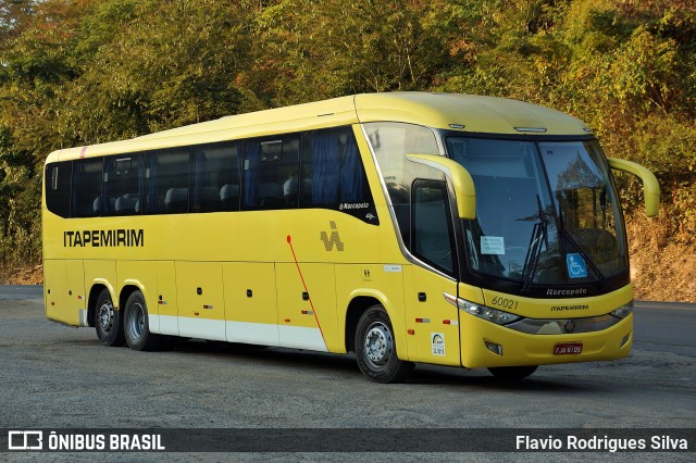 Viação Itapemirim 60021 na cidade de Leopoldina, Minas Gerais, Brasil, por Flavio Rodrigues Silva. Número da foto: #9785685.
