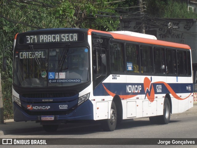 Viação Novacap C51599 na cidade de Rio de Janeiro, Rio de Janeiro, Brasil, por Jorge Gonçalves. Número da foto: #9784486.