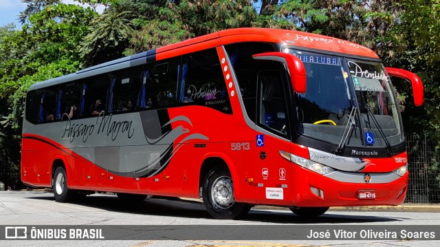 Empresa de Ônibus Pássaro Marron 5813 na cidade de São Paulo, São Paulo, Brasil, por José Vitor Oliveira Soares. ID da foto: 9784245.