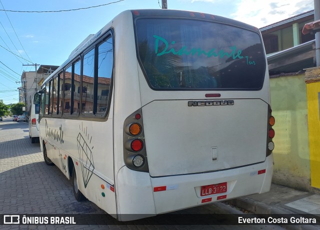 Diamante Tur LLB3122 na cidade de Piúma, Espírito Santo, Brasil, por Everton Costa Goltara. ID da foto: 9784683.