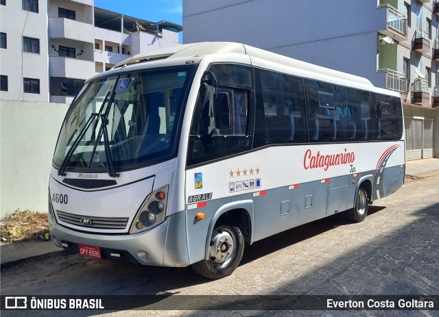 Cataguarino Turismo 4600 na cidade de Piúma, Espírito Santo, Brasil, por Everton Costa Goltara. Número da foto: #9784696.