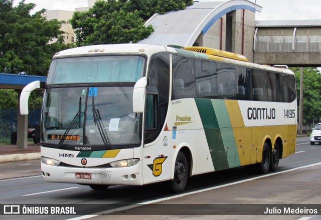 Empresa Gontijo de Transportes 14195 na cidade de Campinas, São Paulo, Brasil, por Julio Medeiros. ID da foto: 9785557.