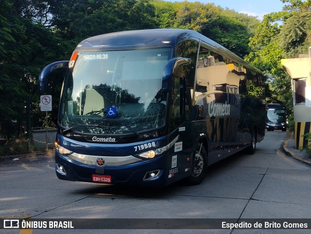 Viação Cometa 719598 na cidade de São Paulo, São Paulo, Brasil, por Espedito de Brito Gomes. ID da foto: 9784284.