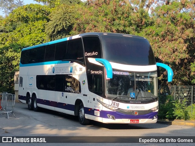 Viação Piracicabana 2610 na cidade de São Paulo, São Paulo, Brasil, por Espedito de Brito Gomes. Número da foto: #9784288.