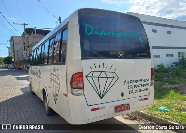 Diamante Tur HMH0088 na cidade de Piúma, Espírito Santo, Brasil, por Everton Costa Goltara. ID da foto: 9784671.