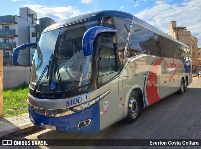 TranSilva Turismo 8100 na cidade de Piúma, Espírito Santo, Brasil, por Everton Costa Goltara. ID da foto: 9784749.