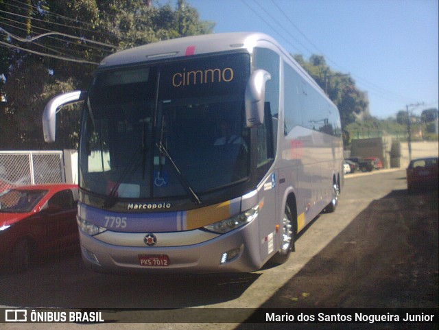 Rota Transportes Rodoviários 7795 na cidade de Salvador, Bahia, Brasil, por Mario dos Santos Nogueira Junior. ID da foto: 9784048.