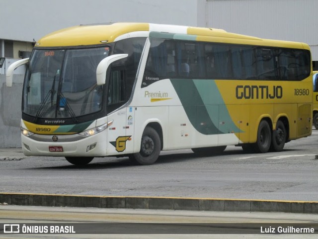 Empresa Gontijo de Transportes 18980 na cidade de Rio de Janeiro, Rio de Janeiro, Brasil, por Luiz Guilherme. ID da foto: 9784554.