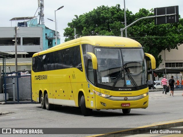 Viação Itapemirim 60015 na cidade de Rio de Janeiro, Rio de Janeiro, Brasil, por Luiz Guilherme. ID da foto: 9784590.