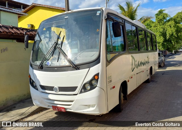 Diamante Tur LLB3122 na cidade de Piúma, Espírito Santo, Brasil, por Everton Costa Goltara. ID da foto: 9784674.