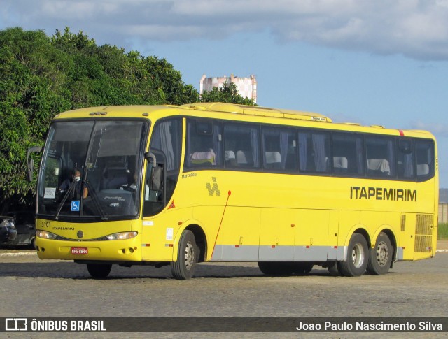 Viação Itapemirim 5101 na cidade de Vitória da Conquista, Bahia, Brasil, por Joao Paulo Nascimento Silva. ID da foto: 9785857.