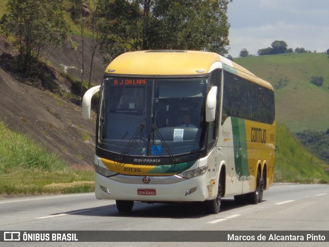 Empresa Gontijo de Transportes 19135 na cidade de Camanducaia, Minas Gerais, Brasil, por Marcos de Alcantara Pinto. ID da foto: 9786787.