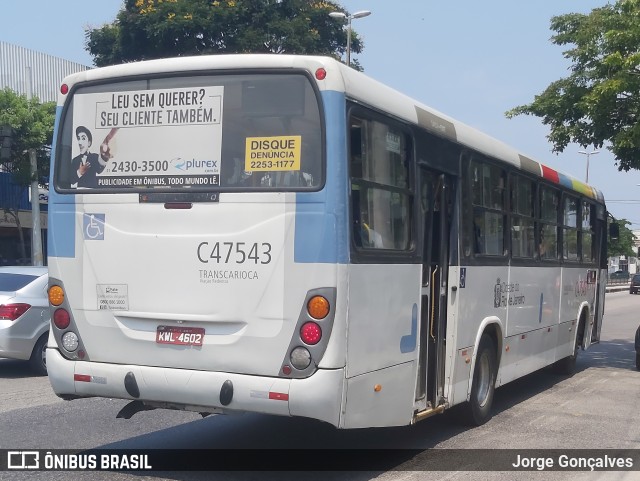 Viação Redentor C47543 na cidade de Rio de Janeiro, Rio de Janeiro, Brasil, por Jorge Gonçalves. Número da foto: #9787422.