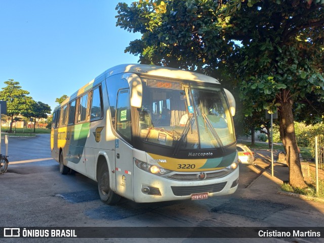 Empresa Gontijo de Transportes 3220 na cidade de Montes Claros, Minas Gerais, Brasil, por Cristiano Martins. ID da foto: 9787946.