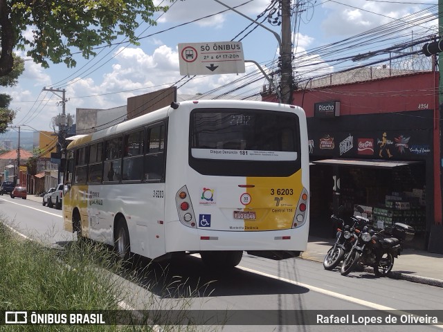 Transunião Transportes 3 6203 na cidade de São Paulo, São Paulo, Brasil, por Rafael Lopes de Oliveira. Número da foto: #9790162.