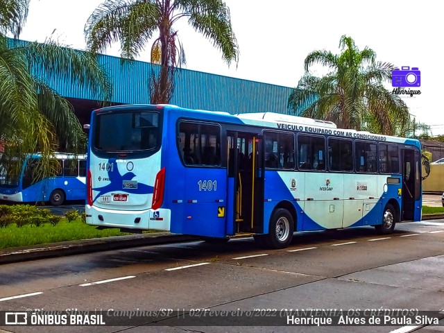 VB Transportes e Turismo 1401 na cidade de Campinas, São Paulo, Brasil, por Henrique Alves de Paula Silva. Número da foto: #9789115.