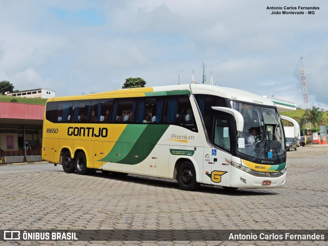 Empresa Gontijo de Transportes 18650 na cidade de João Monlevade, Minas Gerais, Brasil, por Antonio Carlos Fernandes. Número da foto: #9787691.
