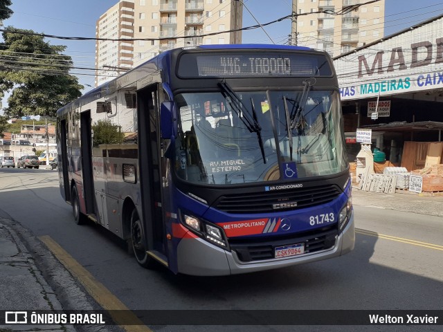 Next Mobilidade - ABC Sistema de Transporte 81.743 na cidade de Diadema, São Paulo, Brasil, por Welton Xavier. ID da foto: 9788411.