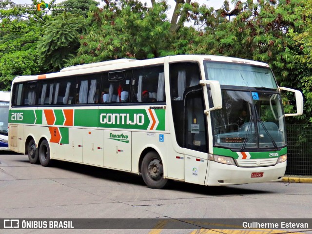 Empresa Gontijo de Transportes 21115 na cidade de São Paulo, São Paulo, Brasil, por Guilherme Estevan. ID da foto: 9790489.