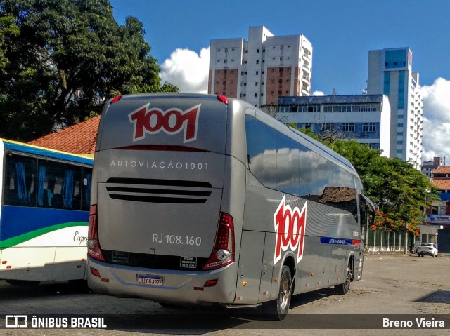 Auto Viação 1001 RJ 108.160 na cidade de Campos dos Goytacazes, Rio de Janeiro, Brasil, por Breno Vieira. ID da foto: 9787724.