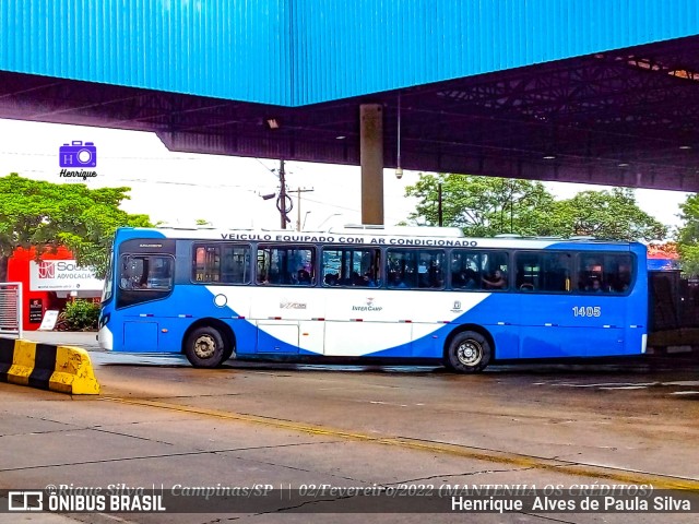 VB Transportes e Turismo 1405 na cidade de Campinas, São Paulo, Brasil, por Henrique Alves de Paula Silva. Número da foto: #9789113.