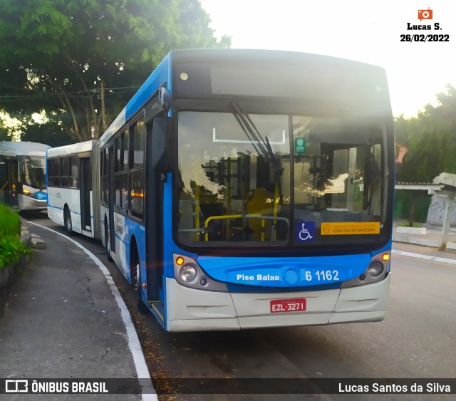 Viação Grajaú S.A. 6 1162 na cidade de São Paulo, São Paulo, Brasil, por Lucas Santos da Silva. Número da foto: #9790419.