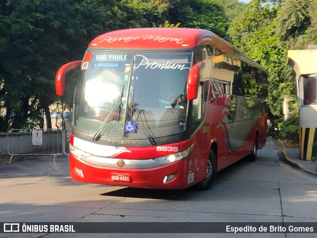 Empresa de Ônibus Pássaro Marron 5935 na cidade de São Paulo, São Paulo, Brasil, por Espedito de Brito Gomes. Número da foto: #9787384.