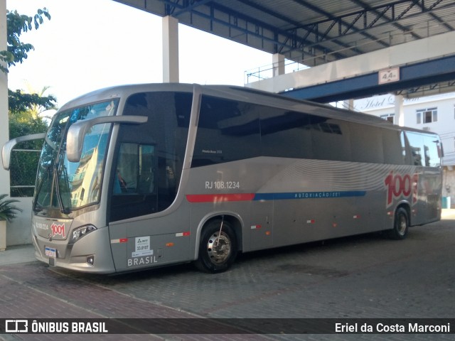 Auto Viação 1001 RJ 108.1234 na cidade de São Fidélis, Rio de Janeiro, Brasil, por Eriel da Costa Marconi. ID da foto: 9788688.