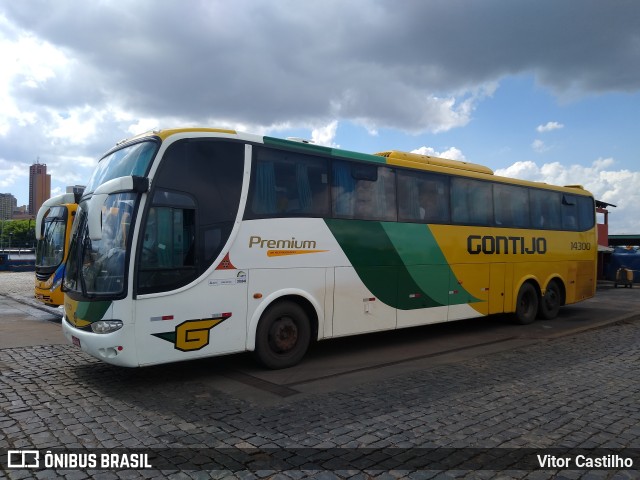 Empresa Gontijo de Transportes 14300 na cidade de Londrina, Paraná, Brasil, por Vitor Castilho. ID da foto: 9788320.