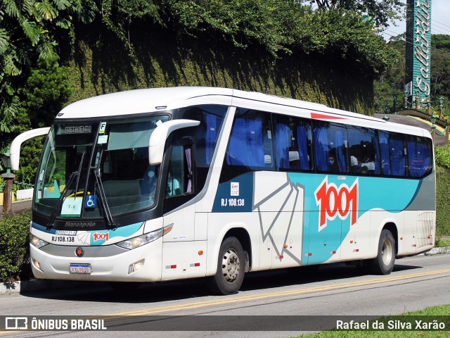 Auto Viação 1001 RJ 108.138 na cidade de Petrópolis, Rio de Janeiro, Brasil, por Rafael da Silva Xarão. Número da foto: #9789833.
