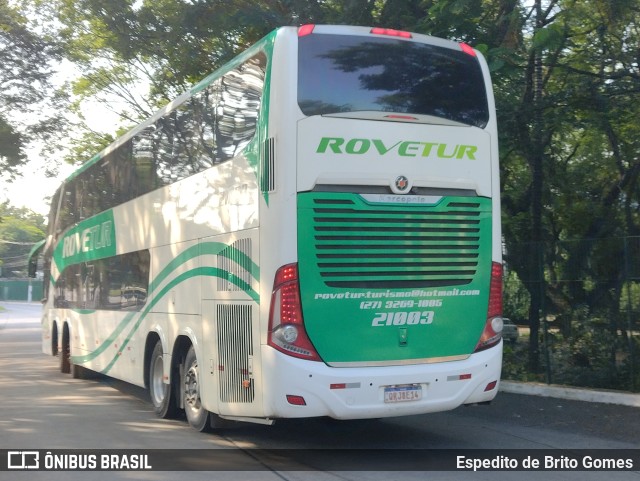 Rovetur Turismo 21003 na cidade de São Paulo, São Paulo, Brasil, por Espedito de Brito Gomes. Número da foto: #9789117.