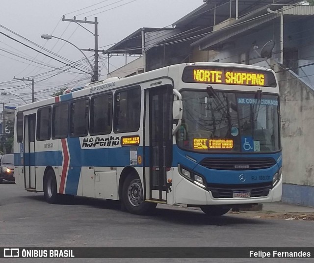 Viação Nossa Senhora da Penha RJ 188.131 na cidade de Rio de Janeiro, Rio de Janeiro, Brasil, por Felipe Fernandes. Número da foto: #9788702.