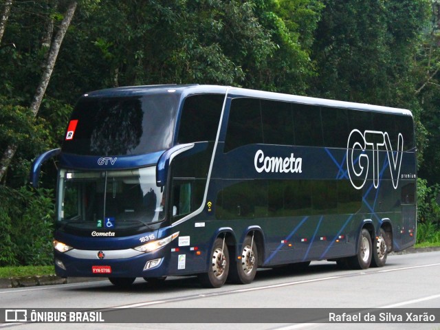 Viação Cometa 18315 na cidade de Petrópolis, Rio de Janeiro, Brasil, por Rafael da Silva Xarão. ID da foto: 9789701.