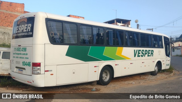 Vesper Transportes 10446 na cidade de Franco da Rocha, São Paulo, Brasil, por Espedito de Brito Gomes. Número da foto: #9787076.