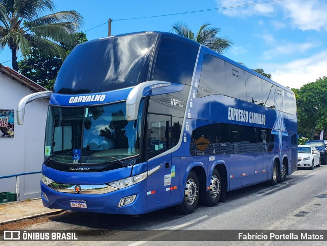 CT Turismo - Carvalho Turismo 6008 na cidade de Santa Cruz Cabrália, Bahia, Brasil, por Fabrício Portella Matos. Número da foto: #9788365.