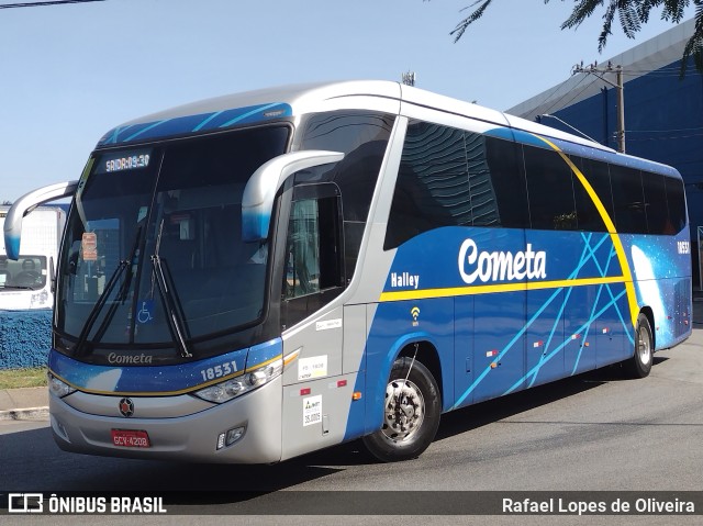 Viação Cometa 18531 na cidade de São Paulo, São Paulo, Brasil, por Rafael Lopes de Oliveira. ID da foto: 9790585.