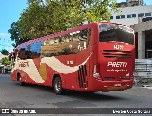 Viação Pretti 18200 na cidade de Piúma, Espírito Santo, Brasil, por Everton Costa Goltara. Número da foto: #9790304.