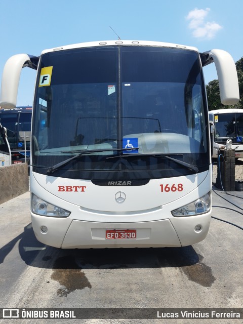 BBTT - Benfica Barueri Transporte e Turismo 1668 na cidade de Sorocaba, São Paulo, Brasil, por Lucas Vinicius Ferreira. Número da foto: #9787709.