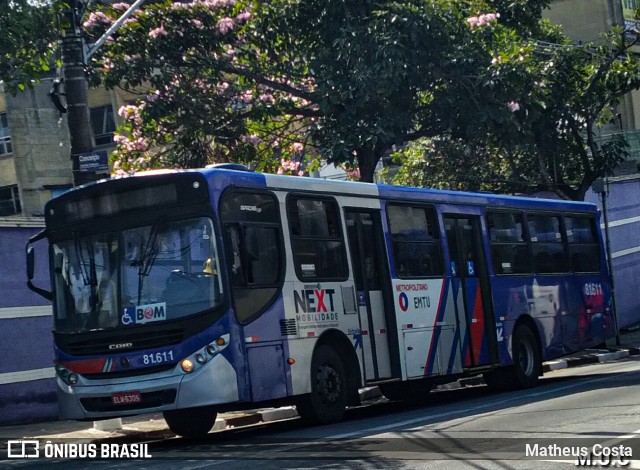 Next Mobilidade - ABC Sistema de Transporte 81.611 na cidade de Diadema, São Paulo, Brasil, por Matheus Costa. Número da foto: #9787241.