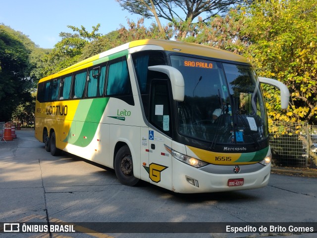 Empresa Gontijo de Transportes 16515 na cidade de São Paulo, São Paulo, Brasil, por Espedito de Brito Gomes. ID da foto: 9787349.