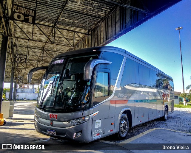 Auto Viação 1001 RJ 108.224 na cidade de Campos dos Goytacazes, Rio de Janeiro, Brasil, por Breno Vieira. ID da foto: 9787683.