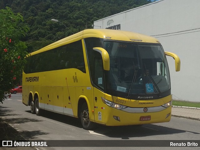 Viação Itapemirim 60021 na cidade de Juiz de Fora, Minas Gerais, Brasil, por Renato Brito. ID da foto: 9788371.