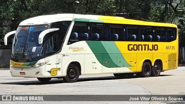 Empresa Gontijo de Transportes 18735 na cidade de São Paulo, São Paulo, Brasil, por José Vitor Oliveira Soares. ID da foto: 9789976.