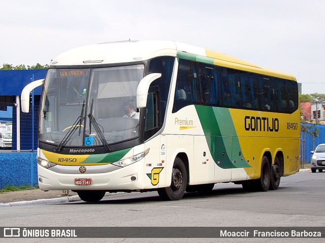 Empresa Gontijo de Transportes 18450 na cidade de São Paulo, São Paulo, Brasil, por Moaccir  Francisco Barboza. ID da foto: 9718694.