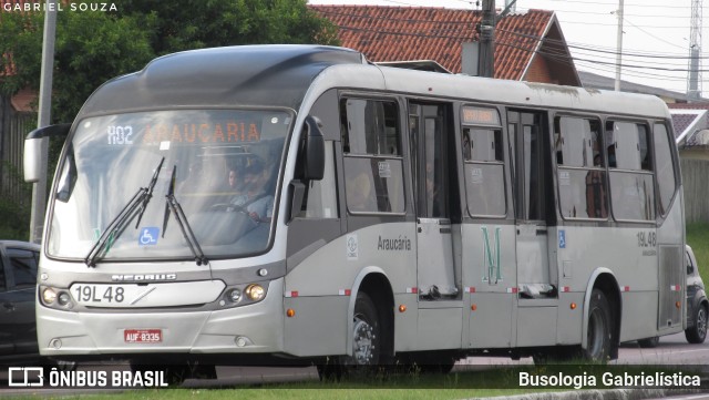 Araucária Transportes Coletivos 19L48 na cidade de Araucária, Paraná, Brasil, por Busologia Gabrielística. Número da foto: #9718449.
