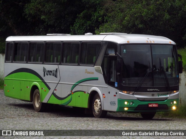 Turin Transportes 1055 na cidade de Ouro Preto, Minas Gerais, Brasil, por Gerdan Gabriel Bretas Corrêa. ID da foto: 9718378.