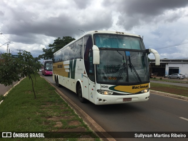 Viação Nacional 14245 na cidade de Anápolis, Goiás, Brasil, por Sullyvan Martins Ribeiro. ID da foto: 9716993.