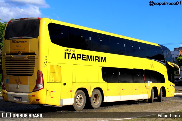 Viação Itapemirim 17015 na cidade de Jequié, Bahia, Brasil, por Filipe Lima. Número da foto: #9718930.
