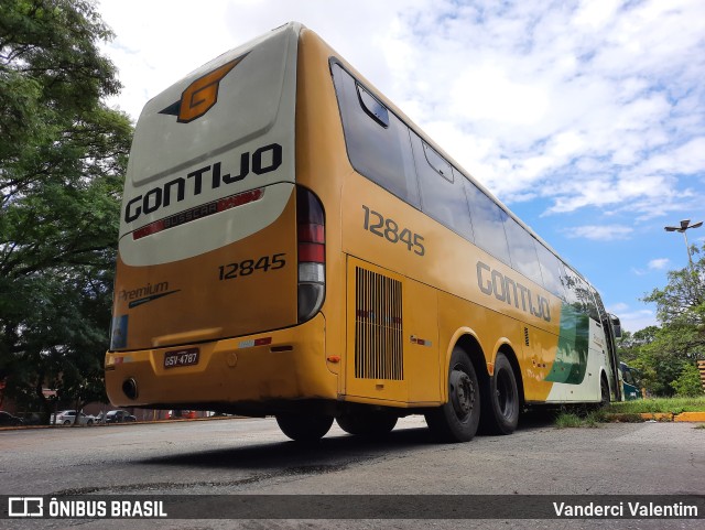 Empresa Gontijo de Transportes 12845 na cidade de São Paulo, São Paulo, Brasil, por Vanderci Valentim. ID da foto: 9718643.