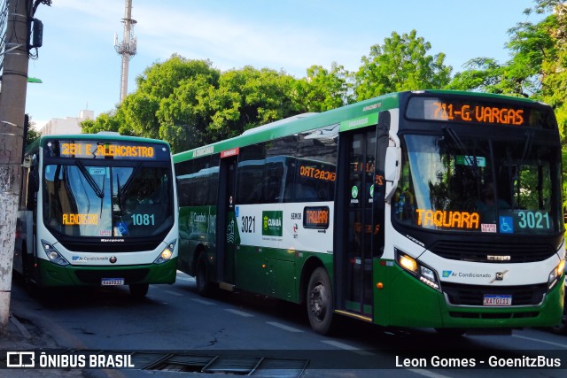 Expresso Caribus Transportes 3021 na cidade de Cuiabá, Mato Grosso, Brasil, por Leon Gomes. Número da foto: #9717459.